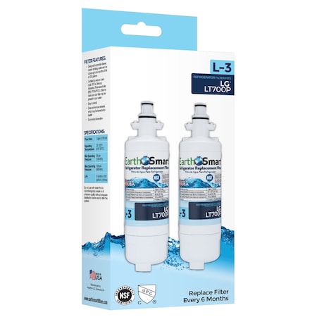 Earthsmart EarthSmart L-3 Refrigerator Replacement Filter For LG LT700P 102633
